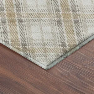 Luxury Washable Indoor/Outdoor Soft Essentials Ivory 8\' x 10\' Rug