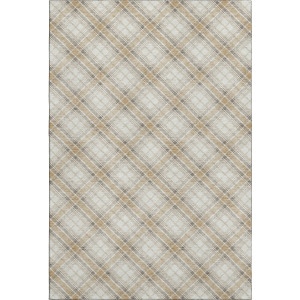 Luxury Washable Indoor/Outdoor Soft Essentials Ivory Rug
