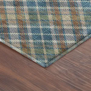 Luxury Washable Indoor/Outdoor Soft Essentials Jewel 2\'3\" x 7\'6\" Runner Rug