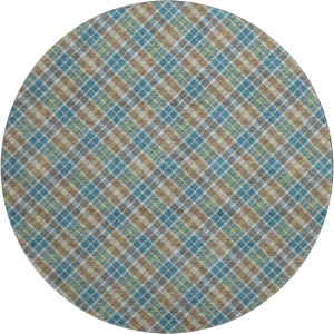 Luxury Washable Indoor/Outdoor Soft Essentials Jewel 8' x 8' Round Rug