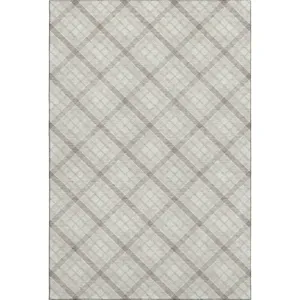 Luxury Washable Indoor/Outdoor Soft Essentials Linen Rug
