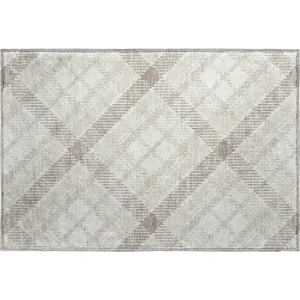 Luxury Washable Indoor/Outdoor Soft Essentials Linen Rug
