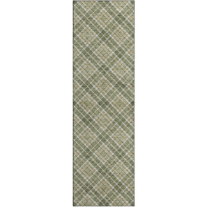 Luxury Washable Indoor/Outdoor Soft Essentials Olive 2'3