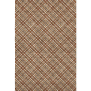 Luxury Washable Indoor/Outdoor Soft Essentials Paprika Rug