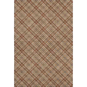 Luxury Washable Indoor/Outdoor Soft Essentials Paprika Rug