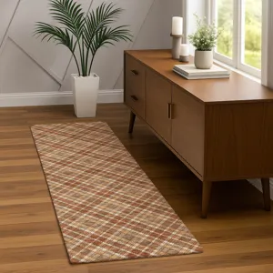 Luxury Washable Indoor/Outdoor Soft Essentials Paprika 2\'3\" x 7\'6\" Runner Rug