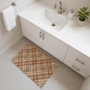 Luxury Washable Indoor/Outdoor Soft Essentials Paprika 1\'8\" x 2\'6\" Rug