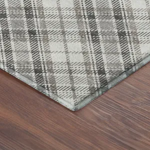 Luxury Washable Indoor/Outdoor Soft Essentials Putty 5\' x 7\'6\" Rug