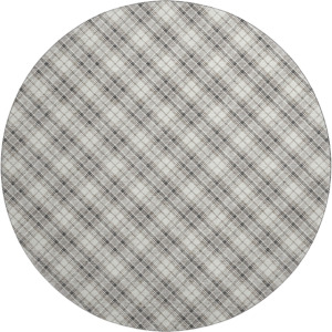 Luxury Washable Indoor/Outdoor Soft Essentials Putty 8' x 8' Round Rug
