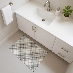 Luxury Washable Indoor/Outdoor Soft Essentials Putty 1\'8\" x 2\'6\" Rug