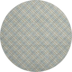 Luxury Washable Indoor/Outdoor Soft Essentials Seaside 8' x 8' Round Rug