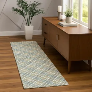 Luxury Washable Indoor/Outdoor Soft Essentials Seaside 2\'3\" x 7\'6\" Runner Rug