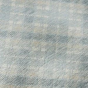 Luxury Washable Indoor/Outdoor Soft Essentials Sky 1\'8\" x 2\'6\" Rug