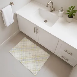 Luxury Washable Indoor/Outdoor Soft Essentials Wheat 1\'8\" x 2\'6\" Rug
