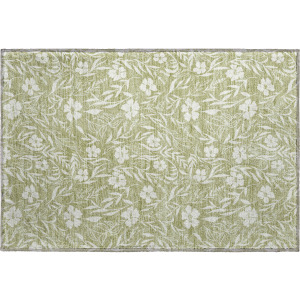 Luxury Washable Indoor/Outdoor Soft Essentials Aloe Rug