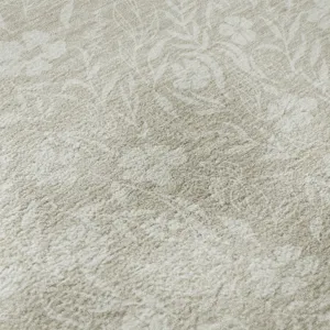 Luxury Washable Indoor/Outdoor Soft Essentials Beige 2\'6\" x 3\'10\" Rug