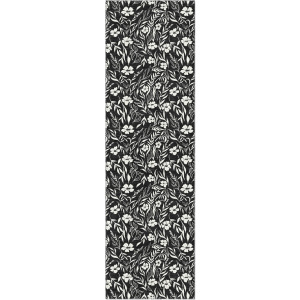 Luxury Washable Indoor/Outdoor Soft Essentials Black 2'3