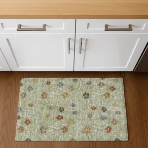 Luxury Washable Indoor/Outdoor Soft Essentials Cactus 1\'8\" x 2\'6\" Rug
