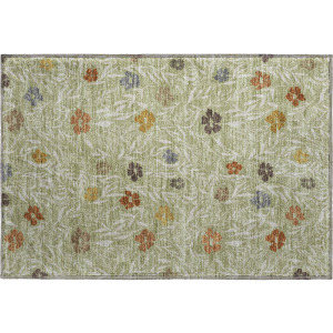 Luxury Washable Indoor/Outdoor Soft Essentials Cactus Rug