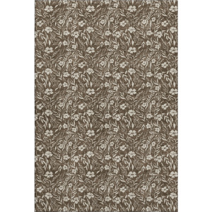 Luxury Washable Indoor/Outdoor Soft Essentials Chocolate Rug