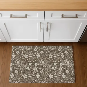Luxury Washable Indoor/Outdoor Soft Essentials Chocolate 1\'8\" x 2\'6\" Rug