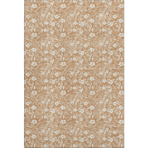 Luxury Washable Indoor/Outdoor Soft Essentials Copper Rug