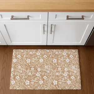 Luxury Washable Indoor/Outdoor Soft Essentials Copper 1\'8\" x 2\'6\" Rug