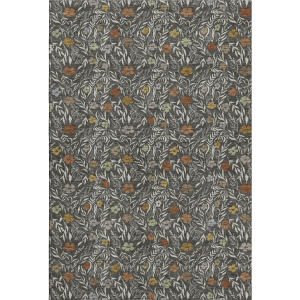 Luxury Washable Indoor/Outdoor Soft Essentials Graphite Rug