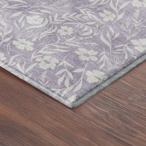 Luxury Washable Indoor/Outdoor Soft Essentials Lavender 9\' x 12\' Rug