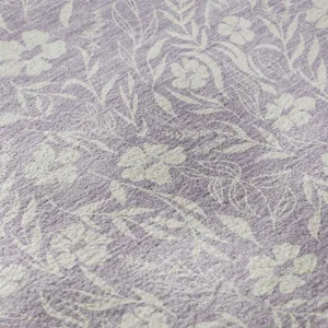 Luxury Washable Indoor/Outdoor Soft Essentials Lavender 9\' x 12\' Rug