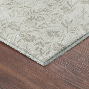 Luxury Washable Indoor/Outdoor Soft Essentials Linen 9\' x 12\' Rug