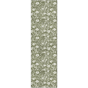 Luxury Washable Indoor/Outdoor Soft Essentials Olive 2'3