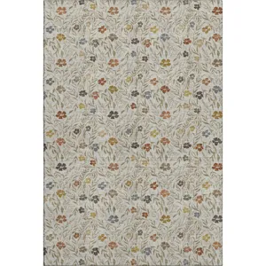 Luxury Washable Indoor/Outdoor Soft Essentials Pearl Rug