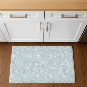 Luxury Washable Indoor/Outdoor Soft Essentials Sky 1\'8\" x 2\'6\" Rug