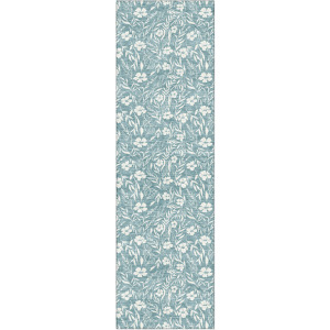 Luxury Washable Indoor/Outdoor Soft Essentials Teal 2'3