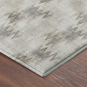 Luxury Washable Soft Essentials Beige 10\' x 14\' Rug