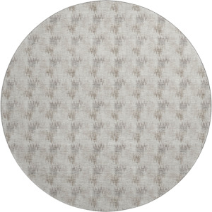 Luxury Washable Soft Essentials Beige 8' x 8' Round Rug