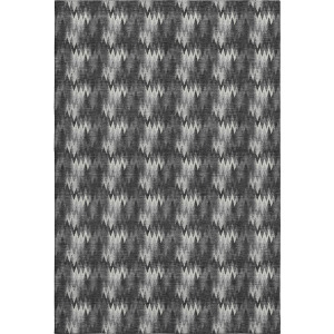 Luxury Washable Soft Essentials Black Rug