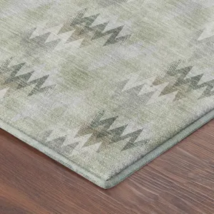 Luxury Washable Soft Essentials Celery 10\' x 14\' Rug