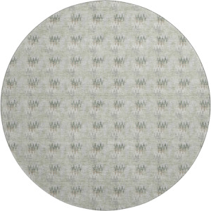 Luxury Washable Soft Essentials Celery 8' x 8' Round Rug