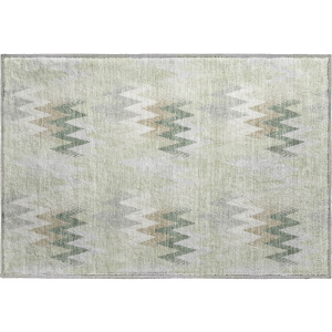 Luxury Washable Soft Essentials Celery Rug