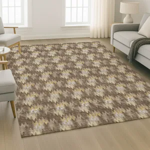 Luxury Washable Soft Essentials Chocolate 8\' x 10\' Rug