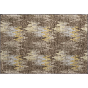 Luxury Washable Soft Essentials Chocolate Rug