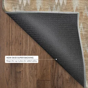 Luxury Washable Soft Essentials Copper 2\'6\" x 3\'10\" Rug