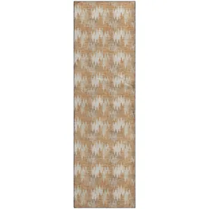 Luxury Washable Soft Essentials Copper 2\'3\" x 7\'6\" Runner Rug