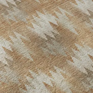 Luxury Washable Soft Essentials Copper 2\'6\" x 3\'10\" Rug