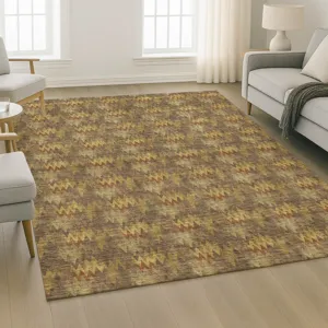Luxury Washable Soft Essentials Earth 3\' x 5\' Rug