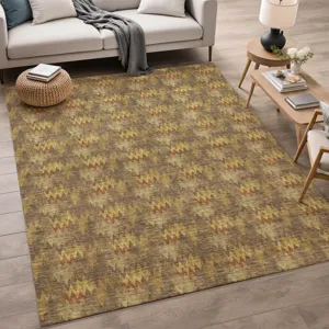 Luxury Washable Soft Essentials Earth 3\' x 5\' Rug