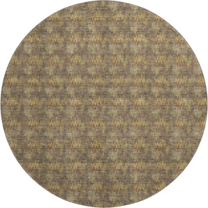 Luxury Washable Soft Essentials Earth 8' x 8' Round Rug