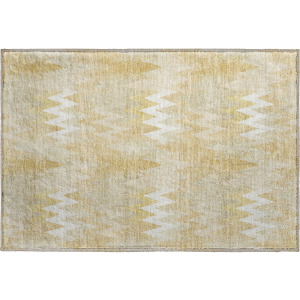 Luxury Washable Soft Essentials Gold Rug